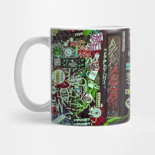 Green Sticker Art Graffiti Tag NYC Mug